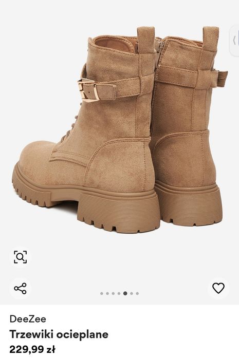 NOWE trapery botki Deezee r36