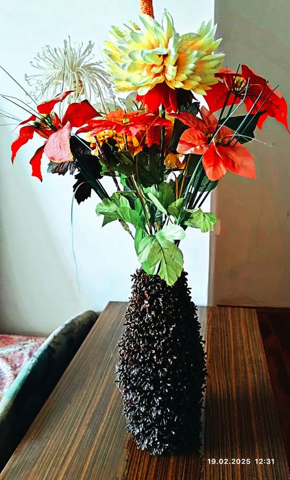 Wazon na kwiaty rękodzieło