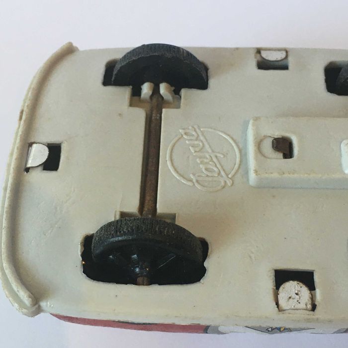 Brinquedo miniatura PORSCHE 911 Bombeiros - em chapa com fricção