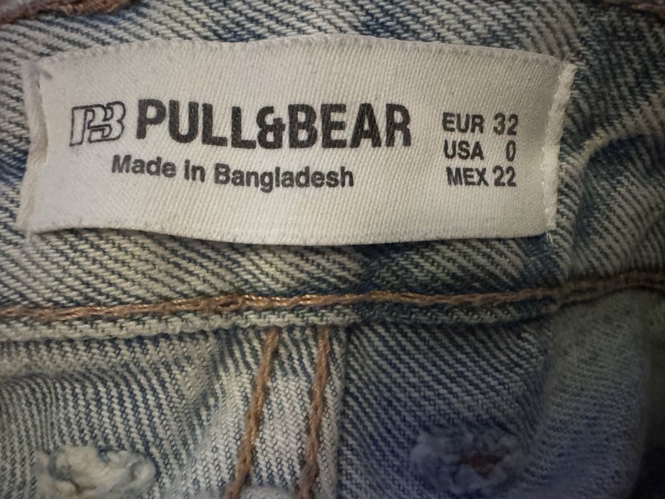 Krótkie spodenki Pull and Bear dżinsowe damskie roz.32