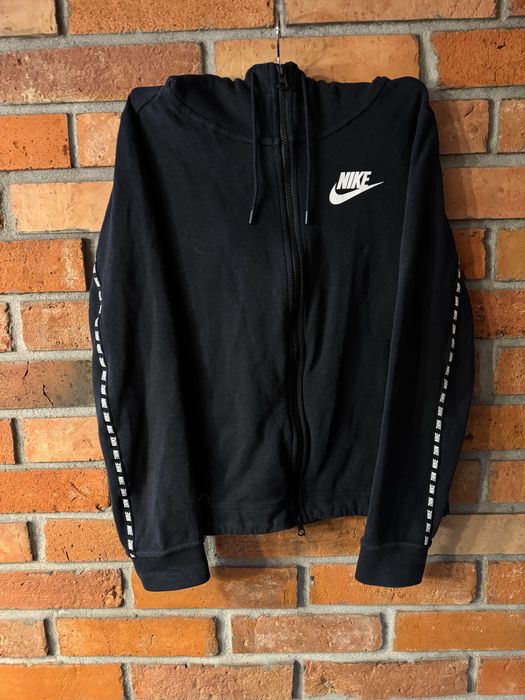 Bluza ZIP Hoodie Nike Rozpinana Nike Swoosh Logo Lampasy