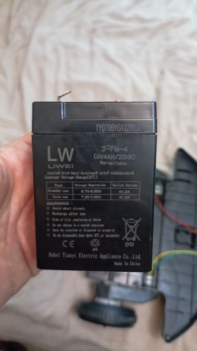 Запчастини для дитячого електромобіля / електромотоцикла 6V (мотори, плата, акумулятор)