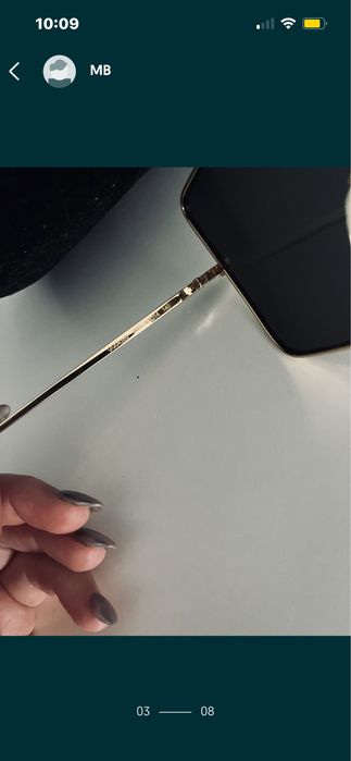 Gucci okulary przecisloneczne nowe orginalne czanrne zlote