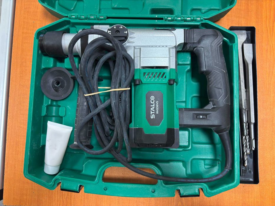 Młot Udarowo-Obrotowy Stalco RHS36VS 1500W SDS Plus Wiertarka Walizka