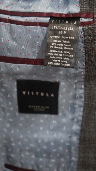 Garnitur Vistula Grafit w Kratę Rozmiar 48 176/96/82-84 Wełna