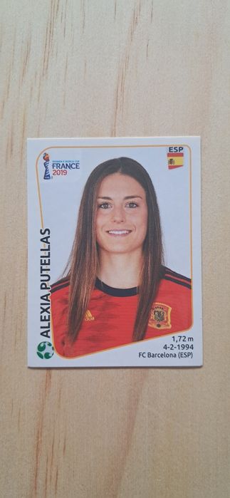 Cromo futebol de Alexia Putellas(Mundial 2015)da Panini