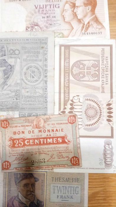 Sprzedam banknoty z Europy