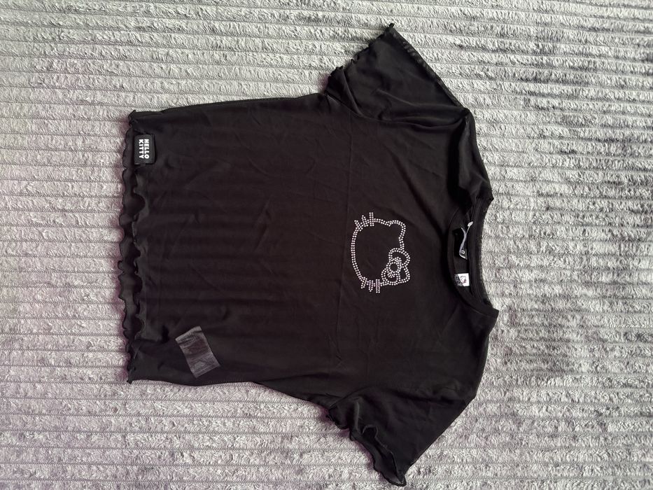 Топ с блестками хеллоу китти