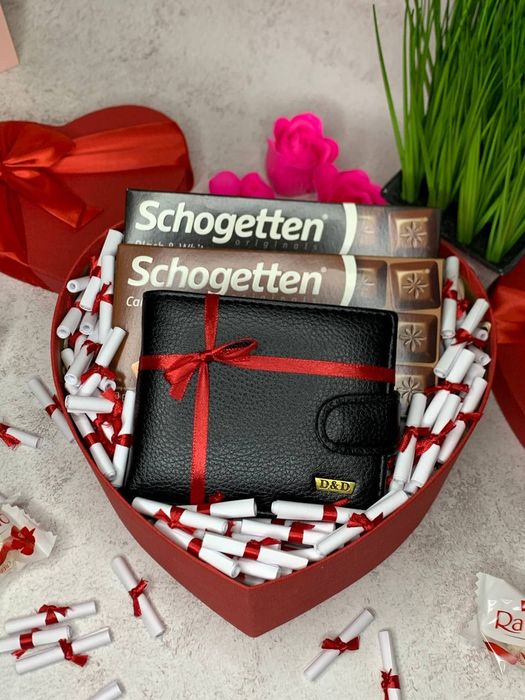 Чоловічий подарунковий набір Валентинка , готовий подарунок коханому