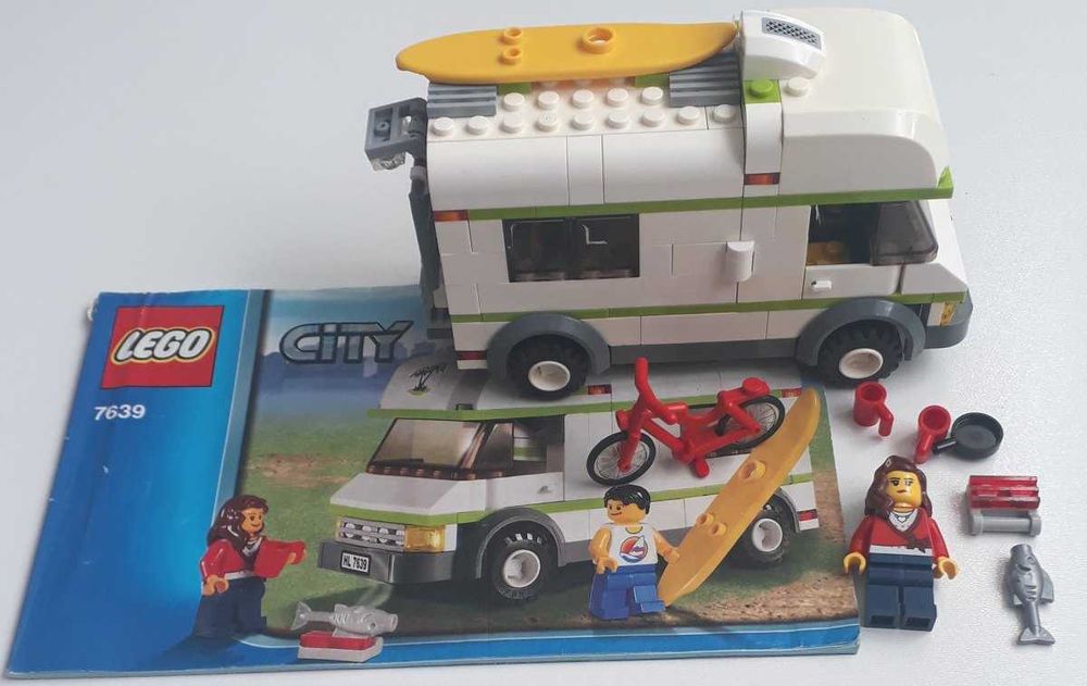 Klocki LEGO city auto kempingowe 7639 kamper + instrukcja