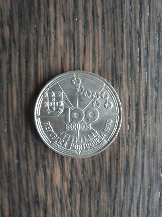 Moeda - 100 escudos - Navegação Astronómica