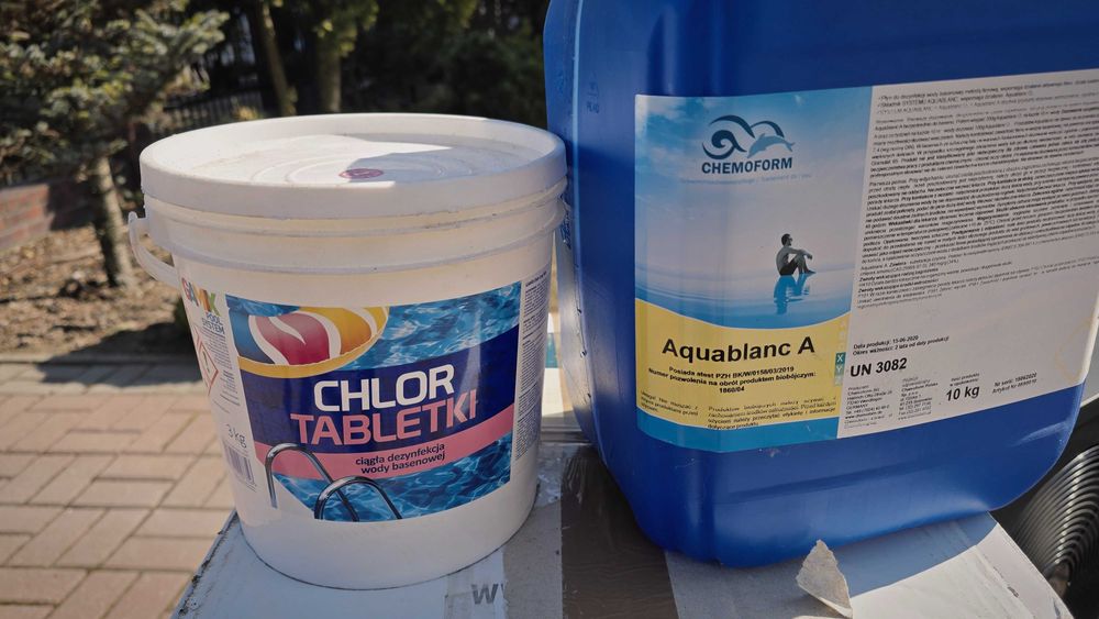 Basen ogrodowy-cały komplet