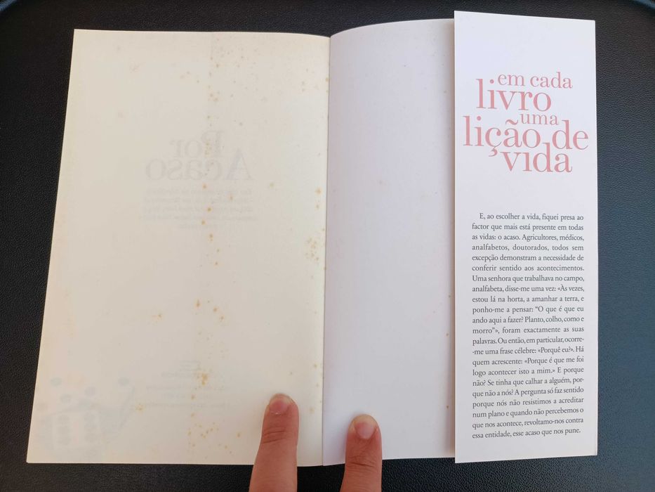 Livro "Por Acaso", de Lara Morgado
