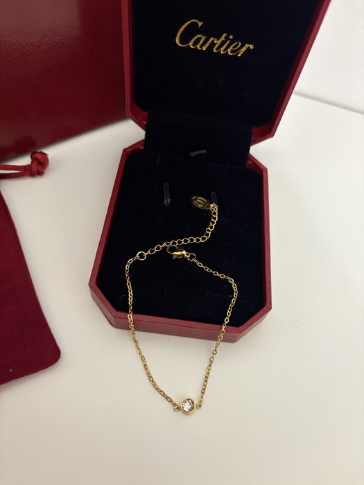 Pulseira Cartier Dourado