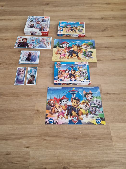 Puzzle psi patrol i kraina lodu frouzen 2