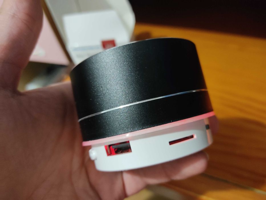 Coluna Bluetooth com entrada cartão micro SD - Aceito Troca