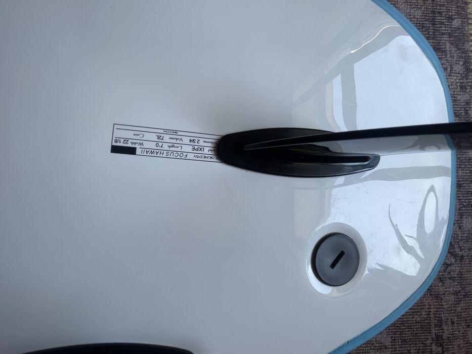 Prancha Surf Focus Hawaii Step Up 7’0” + Quilhas + Leash – Pouco Uso