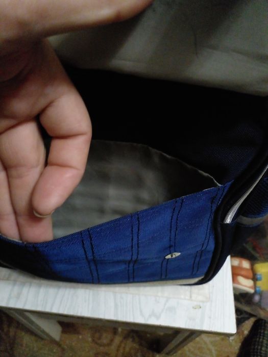 Винтажный ортопедический рюкзак с вышивкой