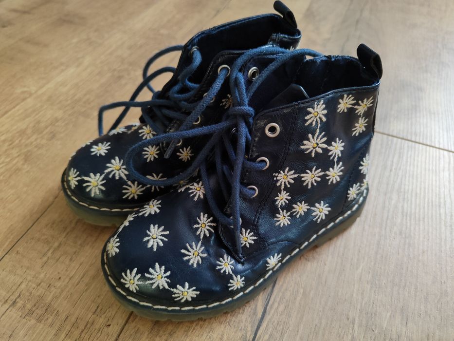 Piękne traperki ZARA, buty jesienne, r 24, wkł. 15 cm