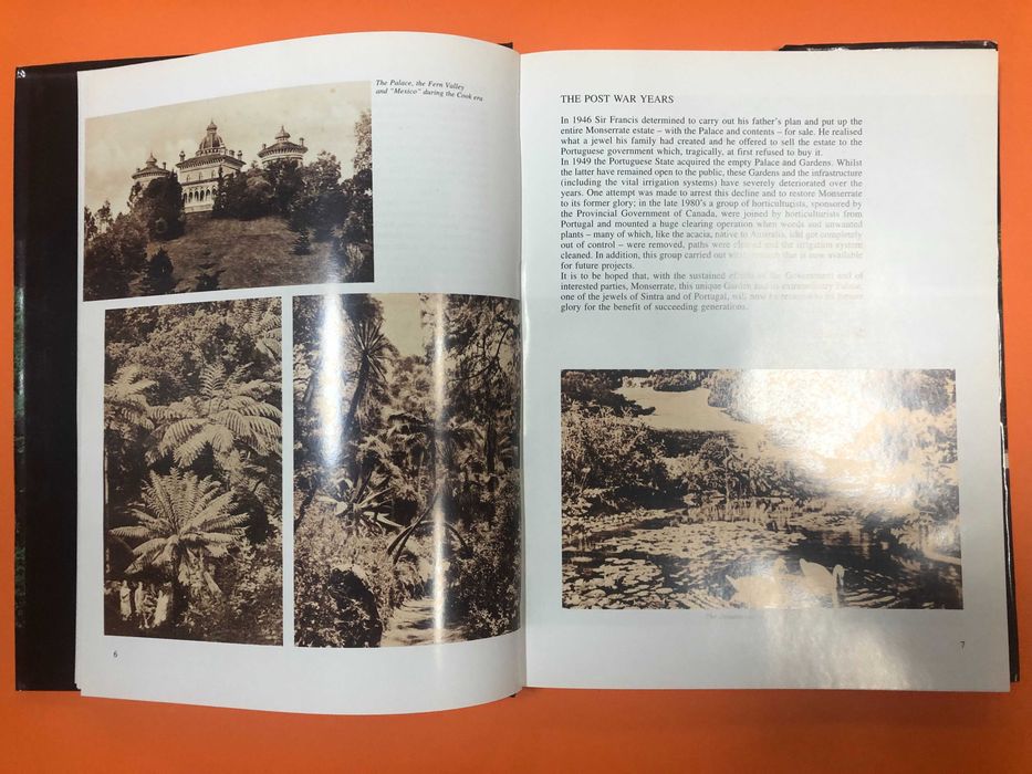 Trees of Monserrate - João Sande de Freitas  Ed. 80 cópias Assinado