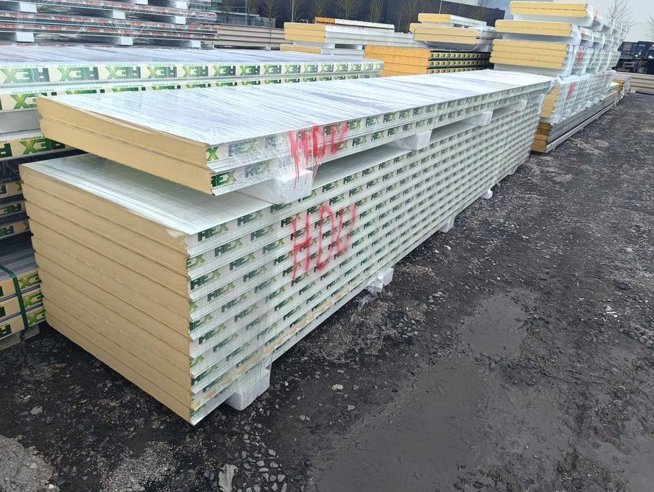 Płyty warstwowe ścienne oraz dachowe