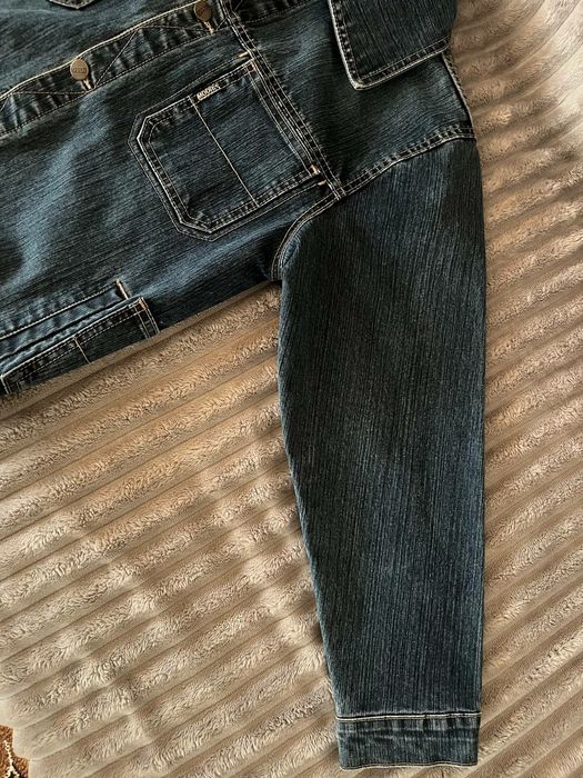 Джинсова синя куртка для хлопця