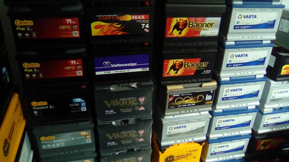 Nowy akumulator 40,44,50.55,60,62,64,70,74,77,80,85,90,95,102,105...Ah