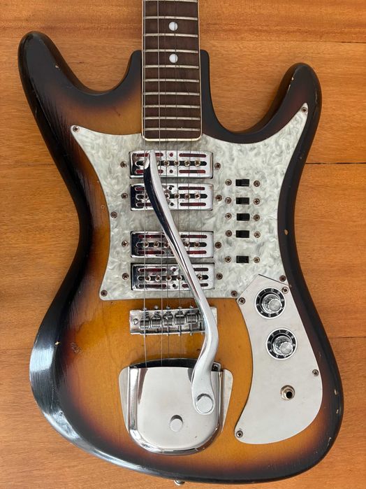 Guitarra Vintage Kawai/Teisco ET-440 (Anos 60) - 4 Pickups