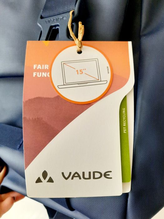 Granatowa torba na laptopa Vaude