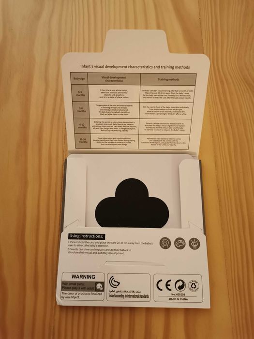 Flashcards Para Bebés Montessori (Bebé 0-3 meses)