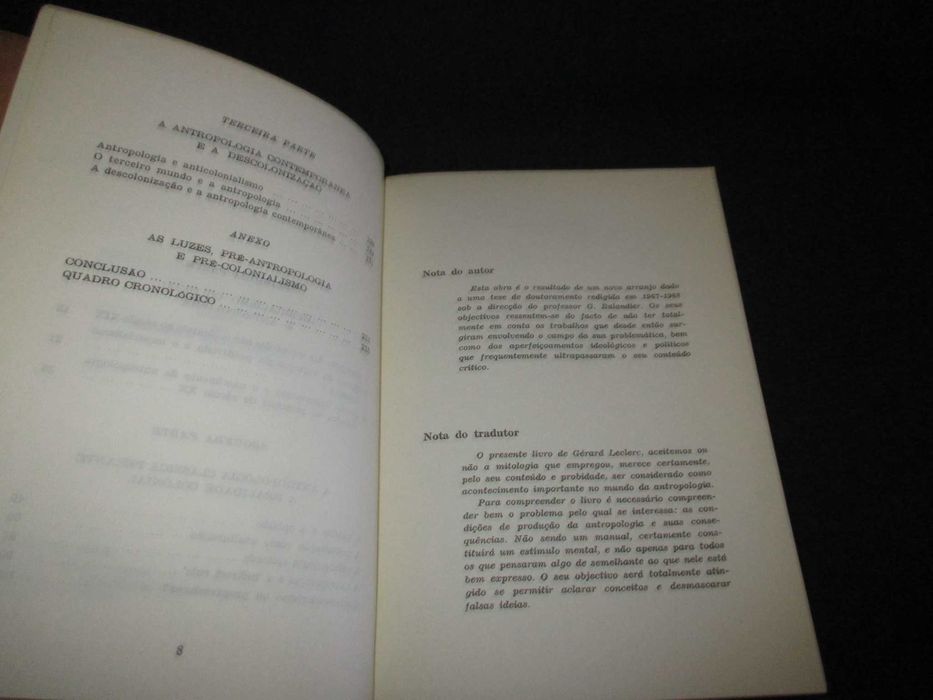 Livro Crítica da Antropologia Gérard Leclerc ap