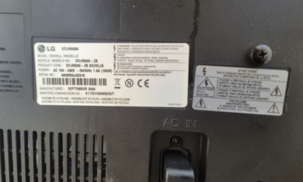 TV LCD LG 37 polegadas