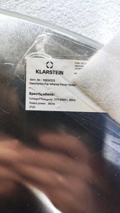 Обігрівач Klarstein Marvel Mirror 10034225