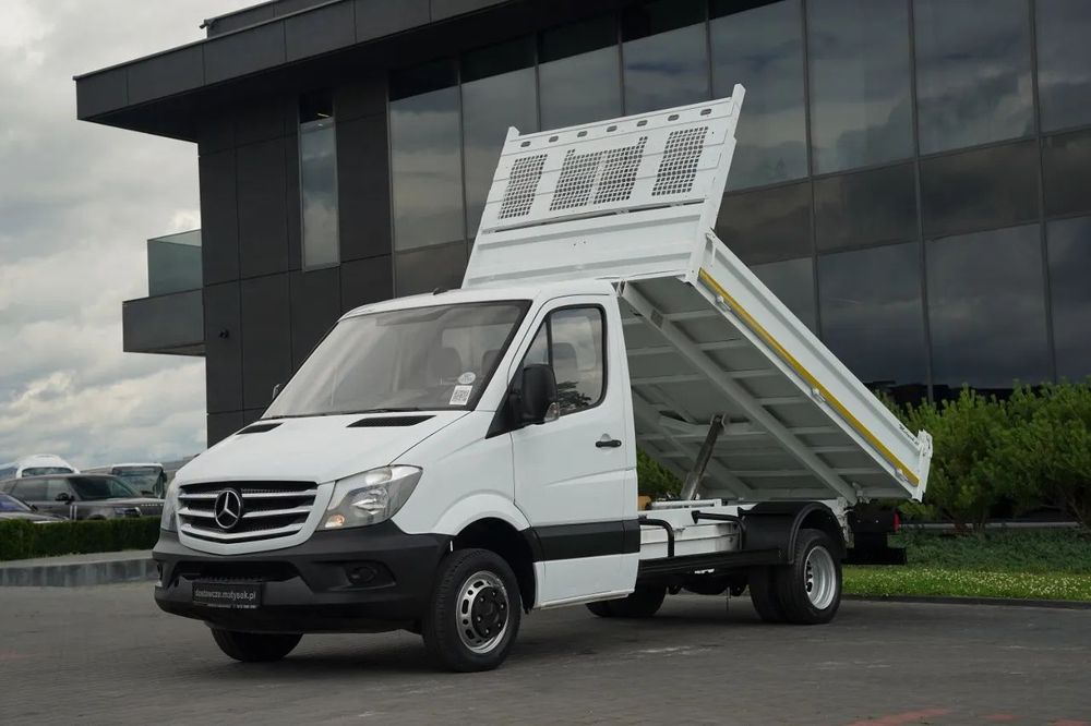 Mercedes-Benz SPRINTER / WYWROTKA - 3,5M / BLIŹNIAK / MANUAL / SPROWADZONY
