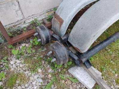 Osie skrętne do lawety