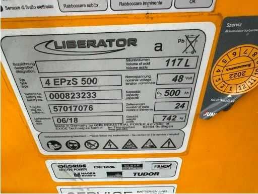 Wózek Widłowy JUNGHEINRICH EFG215 ROK 2018 TRIPLEX 5,5 M