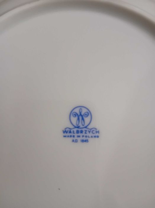Porcelana Wałbrzych Miłość Wiedeńska 12 talerzy głębokich