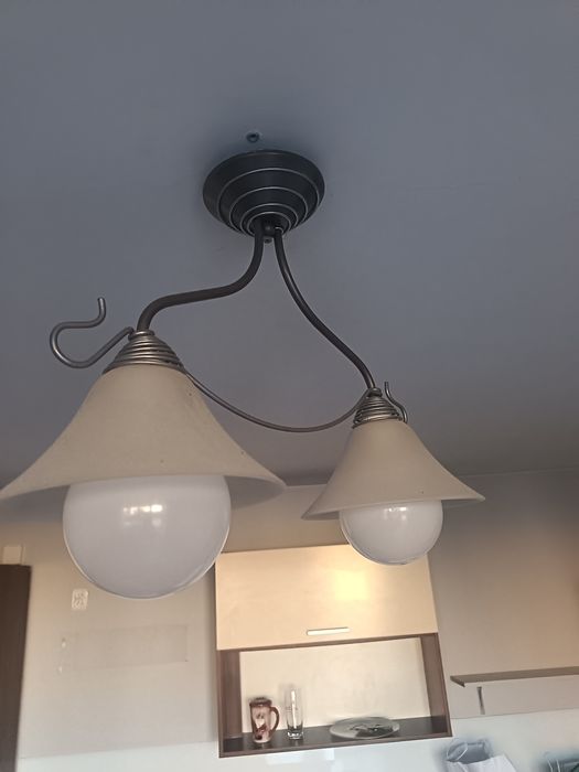 Lampa szklane klosze