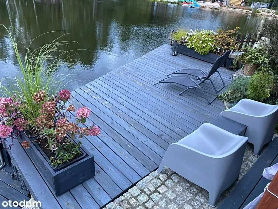 Domek letniskowy z prywatnym zejściem do jeziora