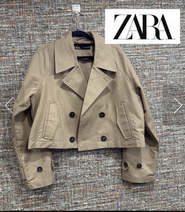 Тренч Zara короткий жіночий