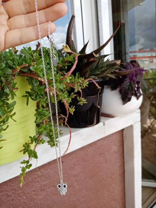 Fio prateado com mocho