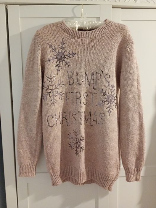 Sweter damski S świąteczny