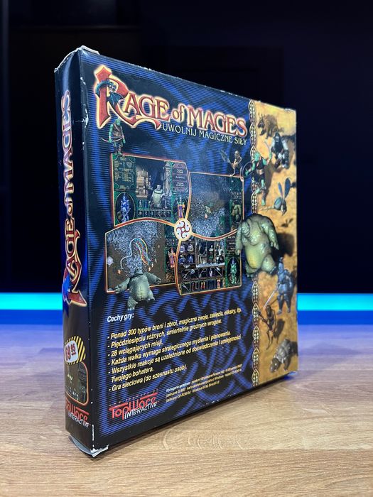 Rage of Mages (PC PL 1999) BIG BOX polskie premierowe wydanie