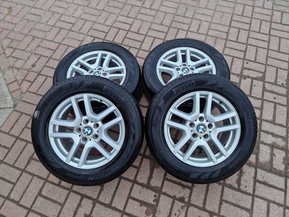 Komplet Kół Felgi 17 Cali 5x120 BMW X5 X3 E53 Opony PIRELLI LATO ET40