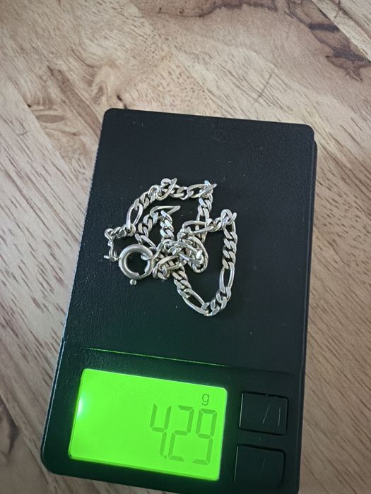 Pulseira de prata malha cartier