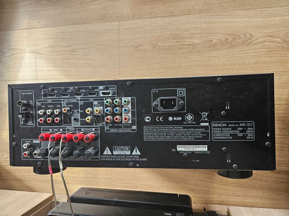 Amplituner DENON AVR1311 plus zestaw glosników Eltax