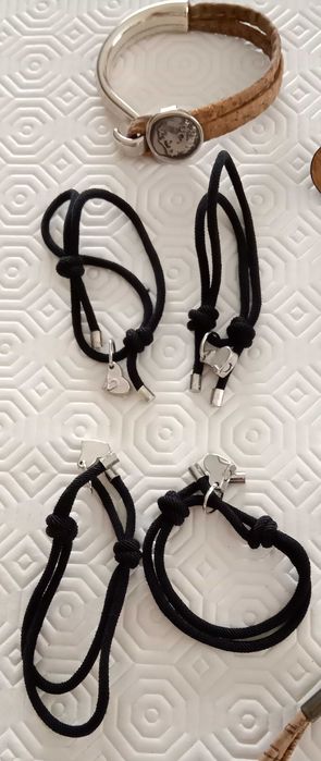 Molas de cabelo e pulseiras, lote por 5€