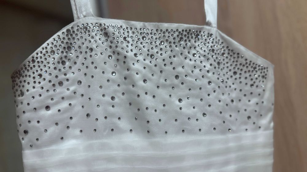 Святкова сукня зі стразами, 8р, сарафан,  134-140