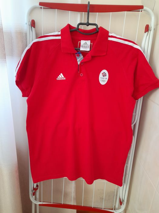 Оригинал Adidas Олимпийская футболка-поло Team GB 2012 Лондон, М