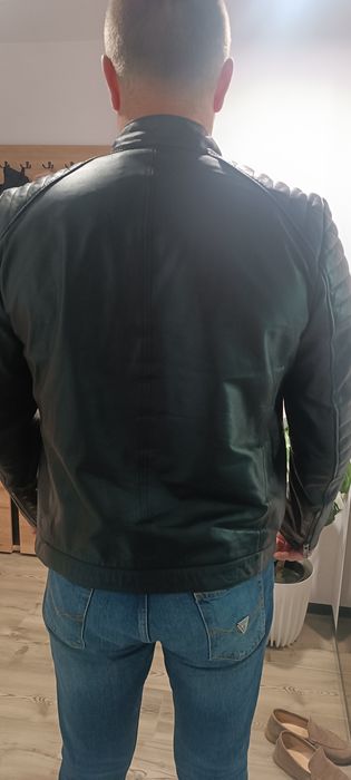 Шкіряна куртка чоловіча 50